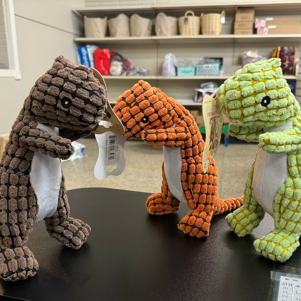 DINO Dog Toy with Squeaker NEW - Picture 2 of 3